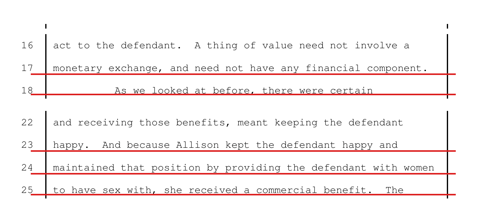 Govt closing Tr. 5414 — commercial benefit